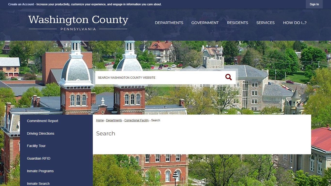 Search | Washington County, PA - Official Website